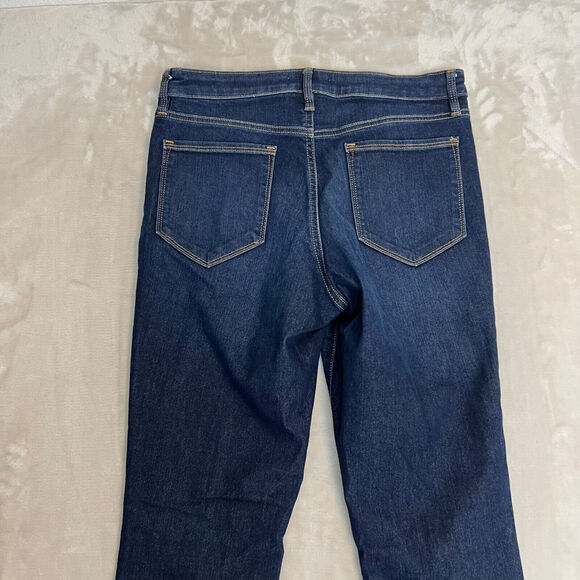 Athleta Jeans Womens 8 Tall Blue Denim Sculptek Ultra Skinny High Rise 511195-00 - Picture 13 of 14